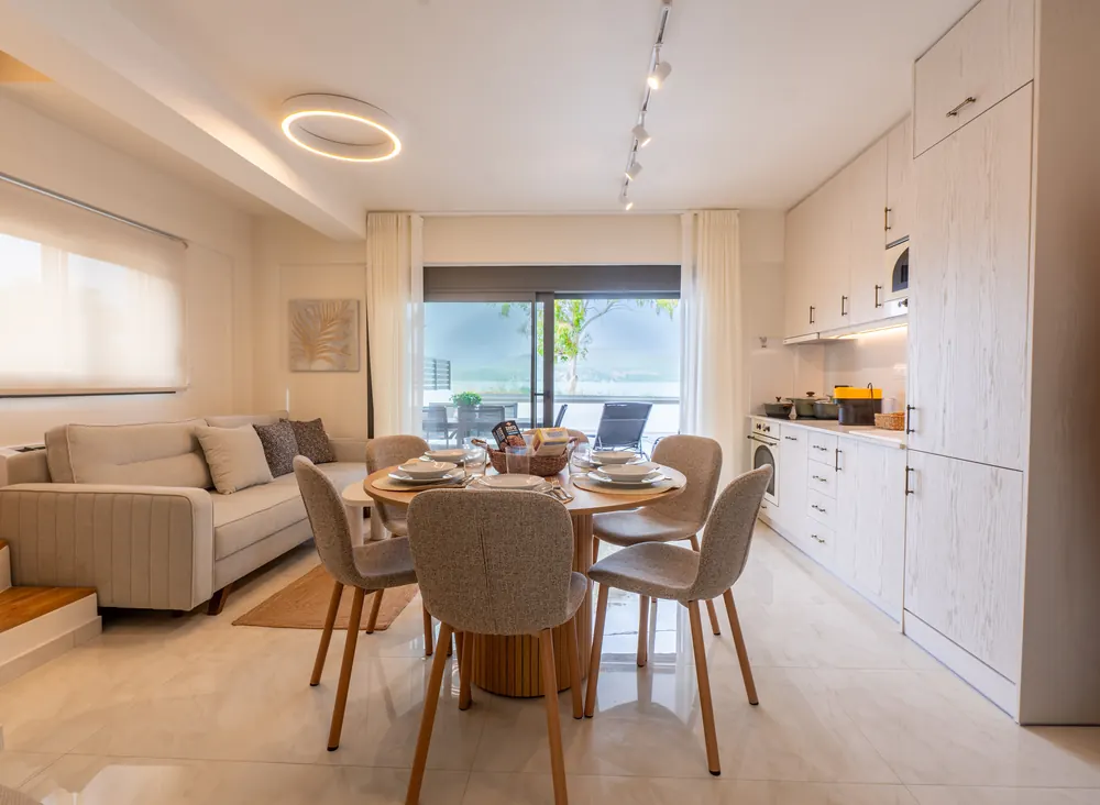 Living and dining room